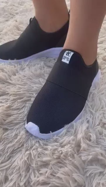 Tênis Ortopédico Feminino Passofort:  leve, flexível e fácil de calçar. Tênis confortável feminino para trabalhar e usar no dia a dia.